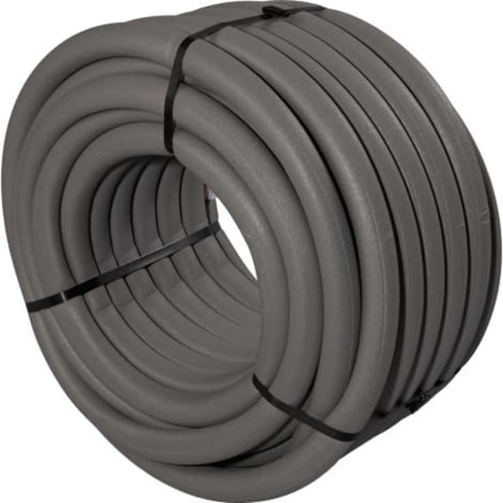 50 meter Uponor universal pex rör-i-rör med isolering til vatten och värme, 25 mm