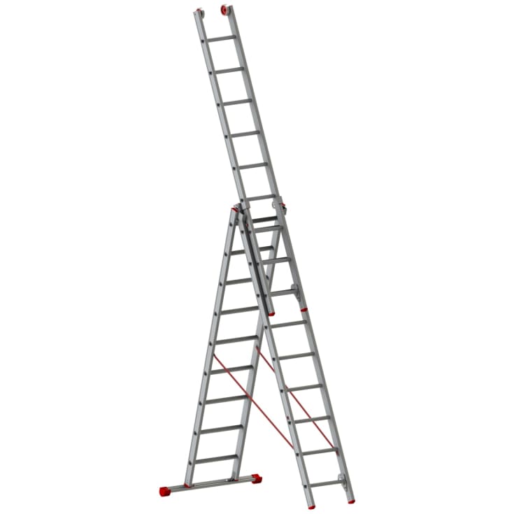Jumbo super pro kombistige 3-delt 6,1 meter - 3x9 trinn