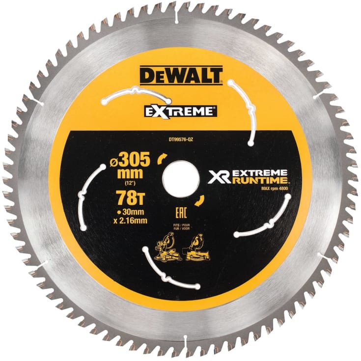Dewalt rundsavsklinge Ø305/30 - 78tands