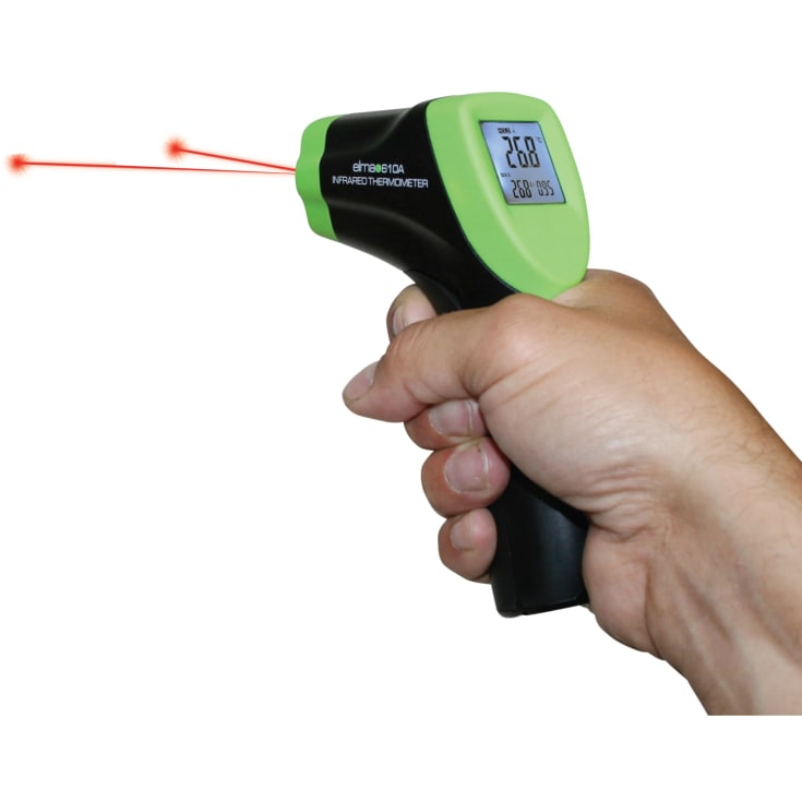 ELMA Termometer infrarød 610 fra -50 til +550 grader