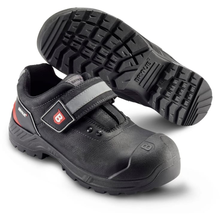 Brynje Advantage sikkerhedssko med velcro, ESD S3 str. 41