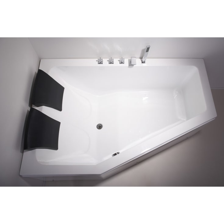 MaXXwell Firenze badekar m/armatur, 171x115 cm