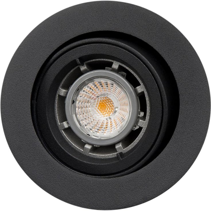 SG Jupiter udendørs indbygningsspot LED 6,5W GU10 i sort