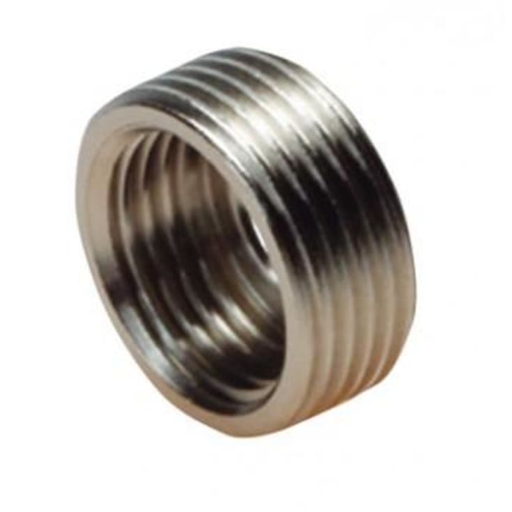 Gevindring, højde 10 mm, 3/4" x 1/2", forniklet