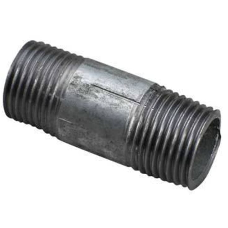 Galvaniseret nippelrør 1/2" - 40 mm