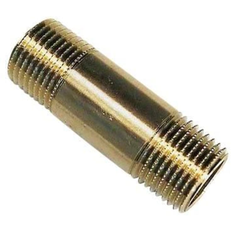 Mässing nippelrör, 1/2" - 80 mm
