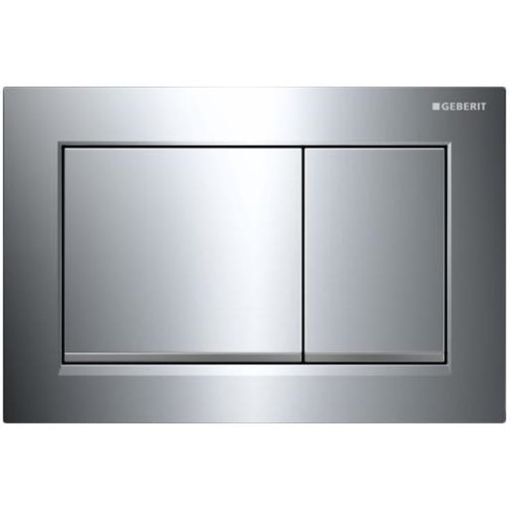 Geberit Omega 30 betjeningsplade, krom/mat krom