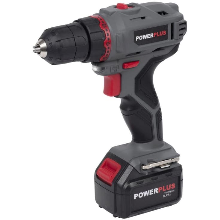 Powerplus E-line Drill- / Skrutrekker m/Lader 14,4V/1,3Ah