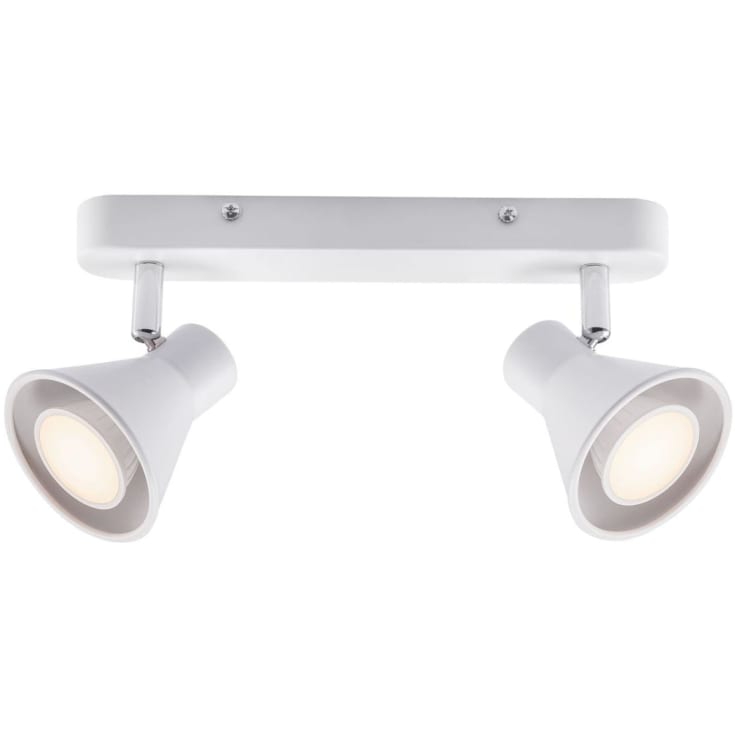 Nordlux Eik takspotlight, vit