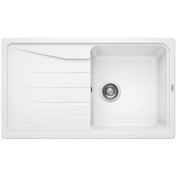 Blanco Sona 5 S UX diskbänk, 86x50 cm, vit