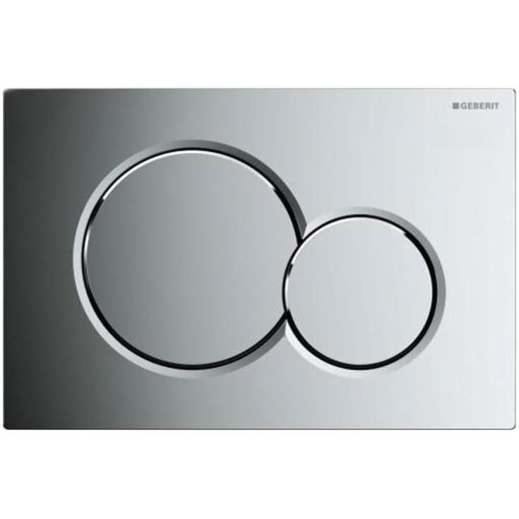 Geberit Sigma 01 Round spolplatta, krom