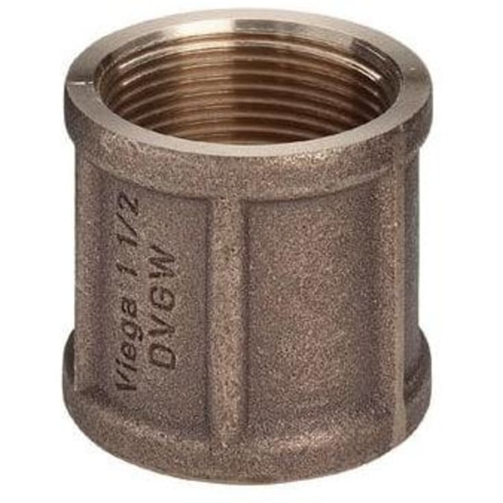 Rødgods muffe 3/8"