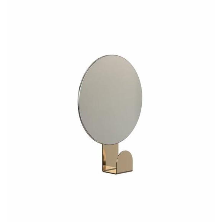 Frost Unu makeup spejl, Ø12 cm, guld
