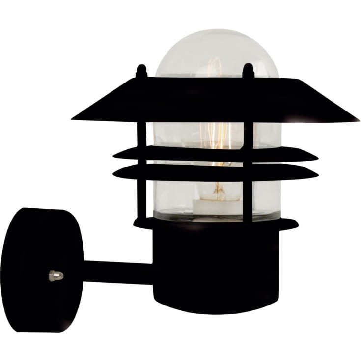 Nordlux Blokhus vägglampa utomhus, svart