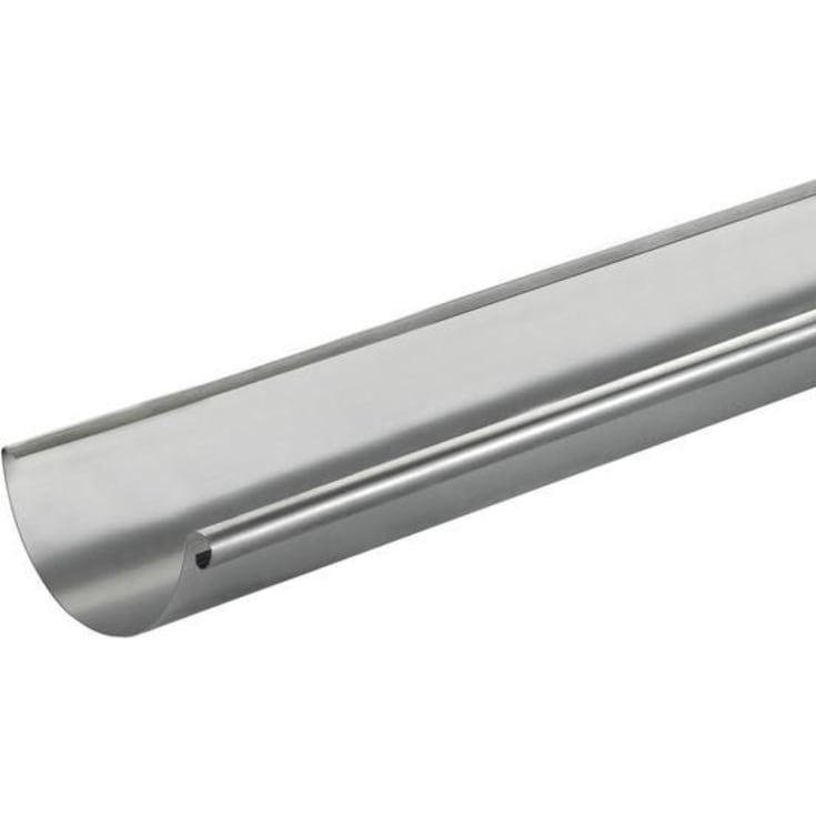 VMzinc  halvrund tagrende nr. 12 á 3 meter, zink