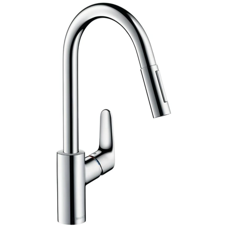 Hansgrohe Focus 240 kjøkkenarmatur, uttrekkbar tut, krom