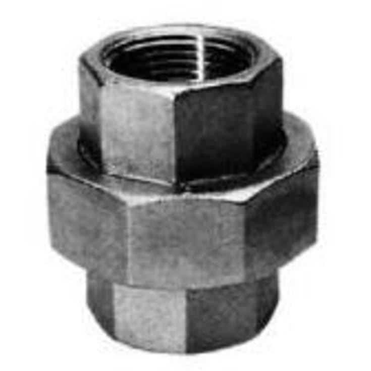 Rustfri union m/muffe 1/2"