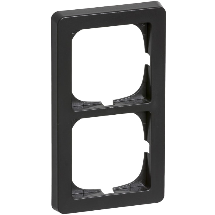 LK Fuga ramme Baseline 63, 2x1 modul, koksgrå