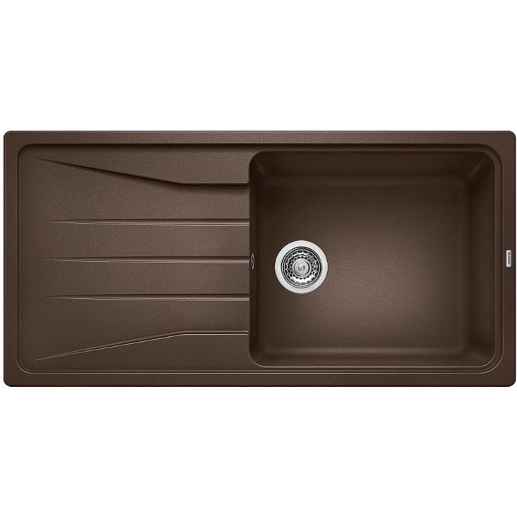 Blanco Sona XL 6 S UX køkkenvask, 100x50 cm, brun