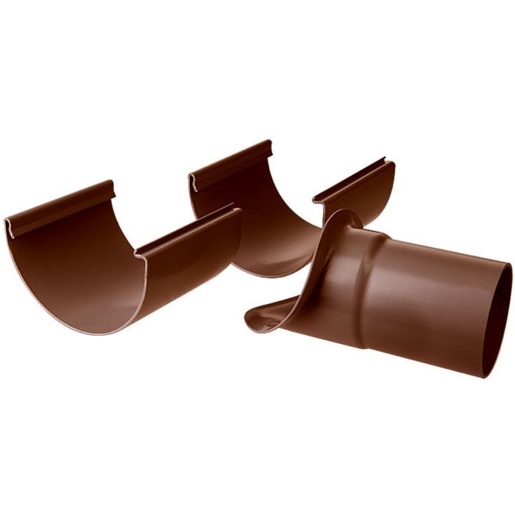 12&quot; x 75 mm Tutstykke justerbar brun Plastmo