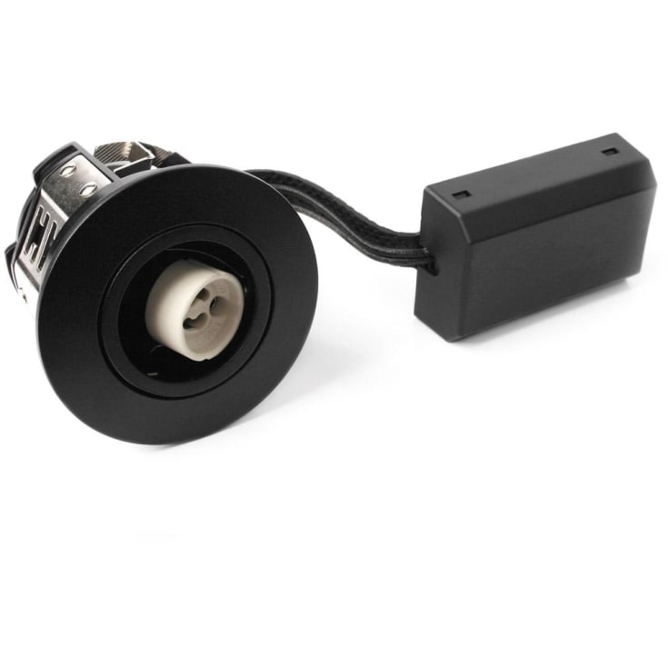 HiluX D10 innfelt spot for utendørs bruk, GU10, svart