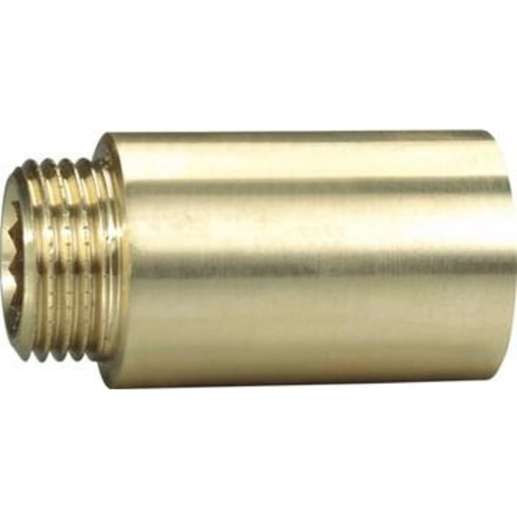 Messing nippelmuffe, 1/2" - 50 mm