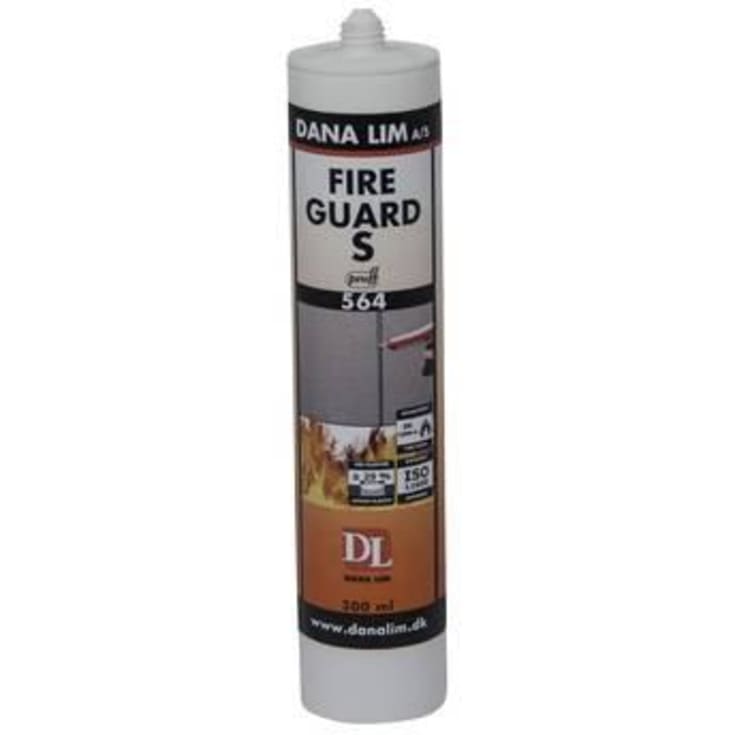 Dana Lim S564 - 300ml brandfugemasse - hvid
