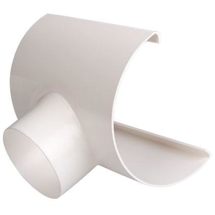 12&quot; x 75 mm tut hvit Plastmo