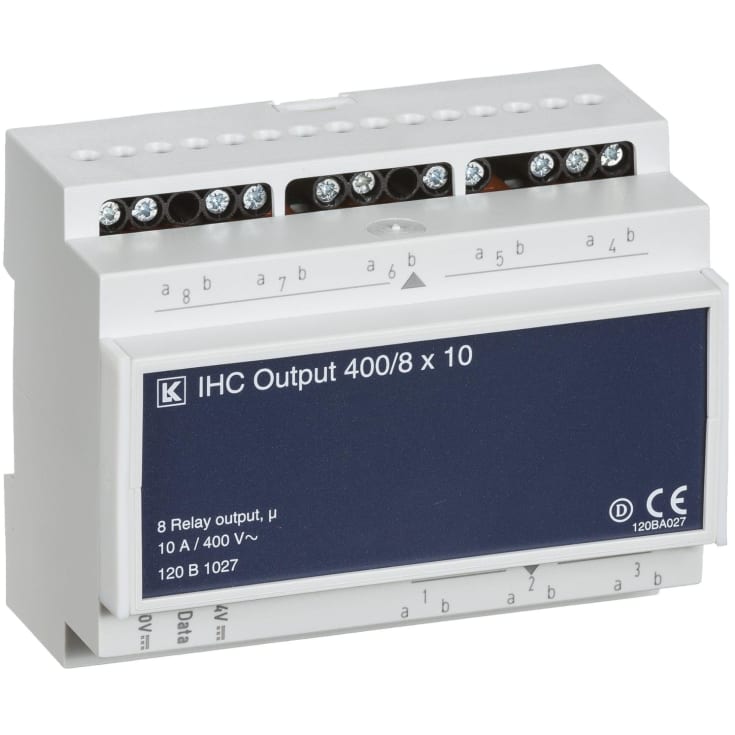 LK IHC Control Output 400 V / 8x10A med 8 udgange