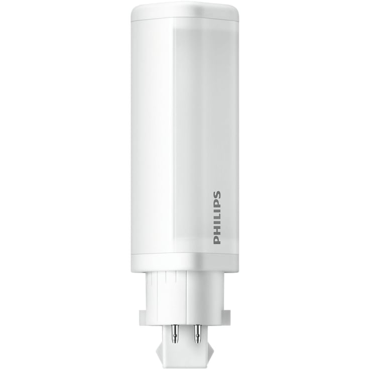 Philips CorePro 4,5W PL-C LED rør erstatter 13W PL rør, G24q-1 4 pin, 3000K