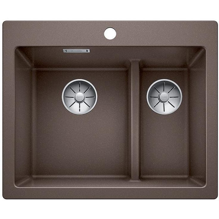 Blanco Pleon 6 Split UXI diskbänk, 61,5x51 cm, brun