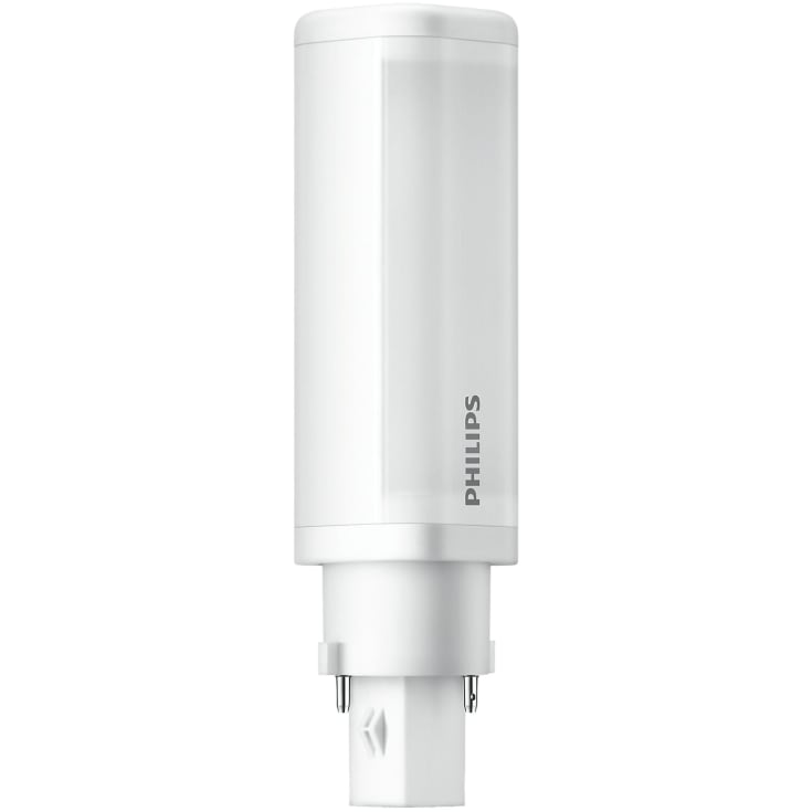 Philips CorePro 4,5W PL-C LED rør erstatter 13W PL rør, G24d-1 2 pin, 4000K