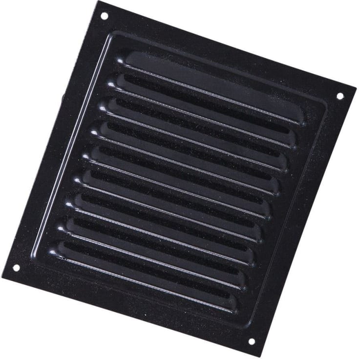 Duka jalousirist, 150x150 mm, sort