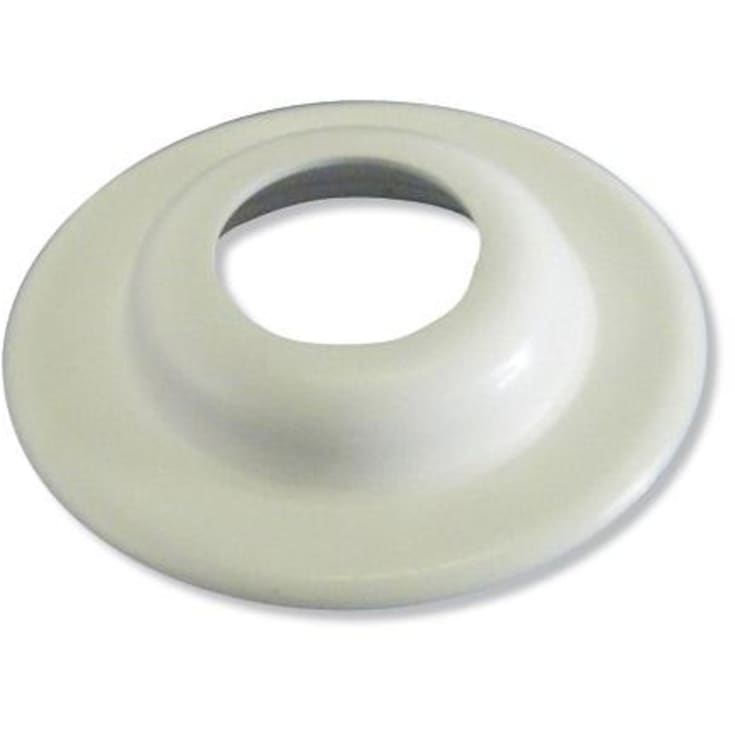 12 mm.. Plastbussningskrage vit