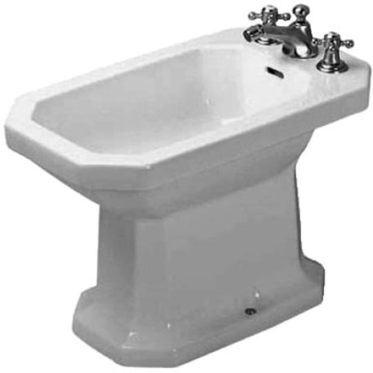 Duravit 1930 Serien bidet, gulvstående, rengjøringsvennlig, hvit