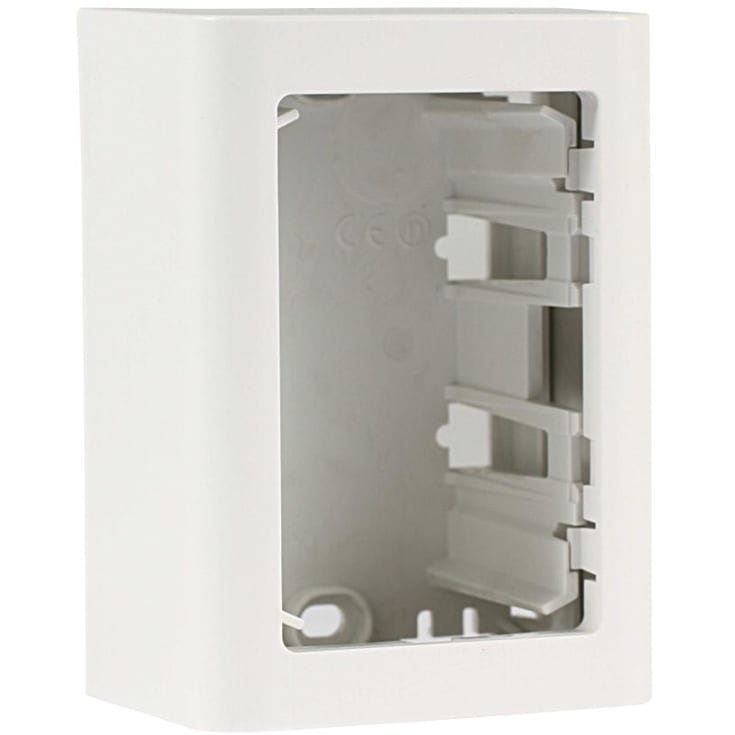 LK Fuga Softline underlag, 49 mm dyb, 1,5 modul, hvid