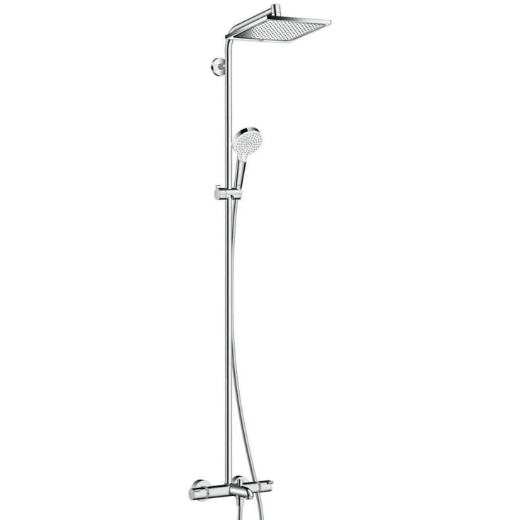 Hansgrohe Crometta E 240 badekararmatur med dusjsett, krom