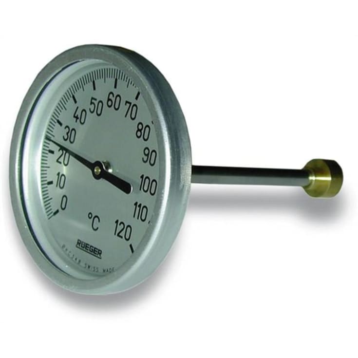 Skivetermometer 77 mm føler - udvendig diameter Ø65 mm