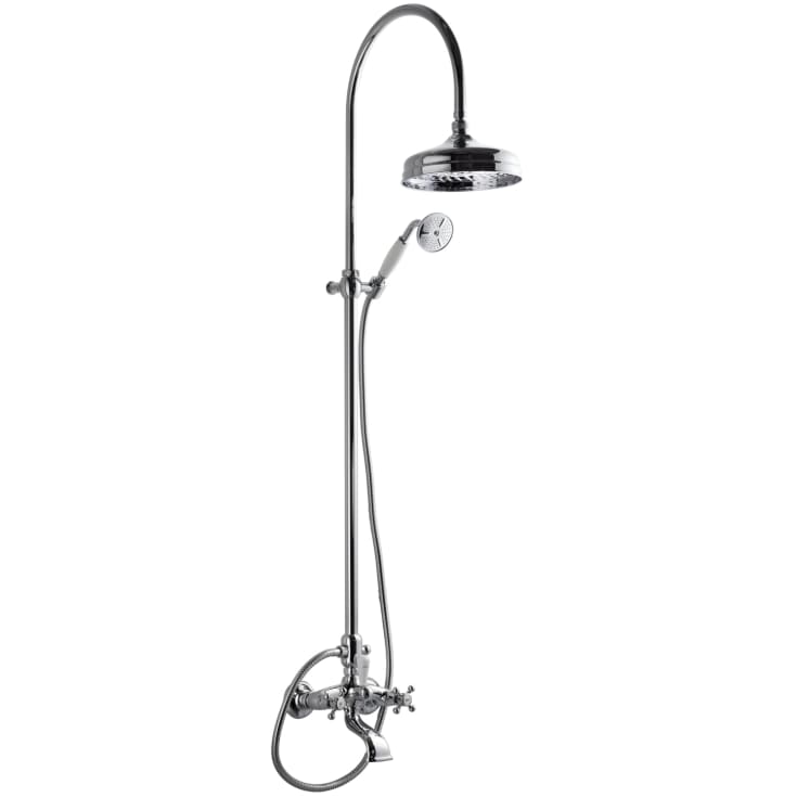 Tapwell Classic XCOL022-150 badkarsblandare med duschset, krom