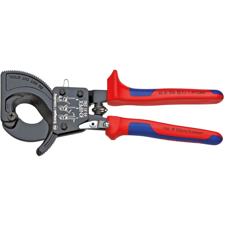 Knipex kabelsaks 250 mm - til Ø32 mm. kabler