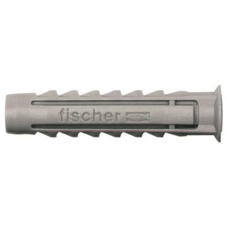 Fischer dybel SX 10x50 (Ø10 mm.) passer til skruer Ø6-8 mm, 50 stk