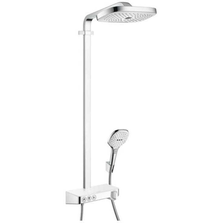 Hansgrohe Raindance Select E 300 brusesæt, krom/hvid