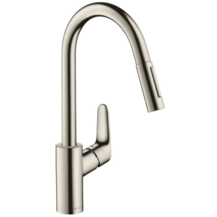 Hansgrohe Focus M41 kjøkkenarmatur, uttrekkbar tut, stål