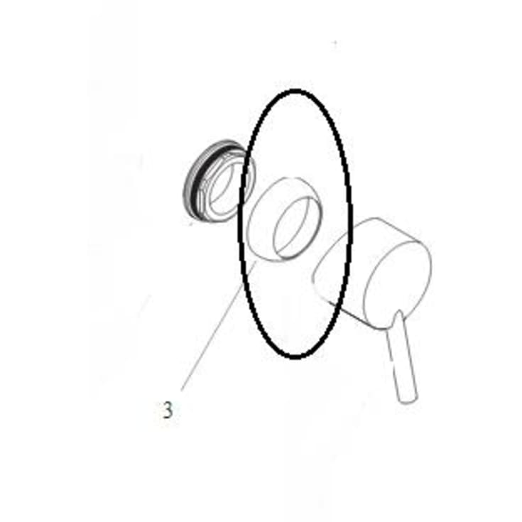 Hansgrohe Flange/Rosette ved Greb til Talis