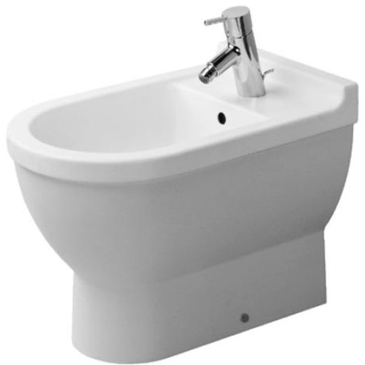 Duravit Starck 3 bidé, golvstående, rengöringsvänlig, vit