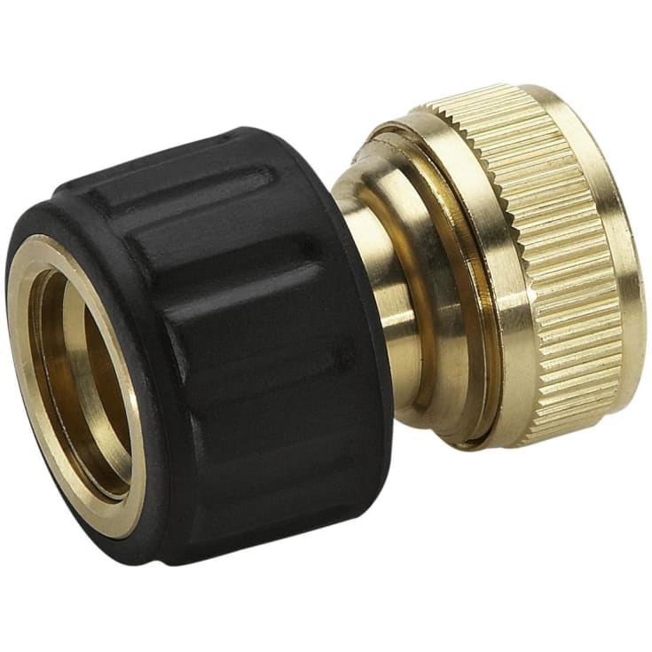 Kärcher Slangkoppling 1/2" med vattenstopp, Mässing