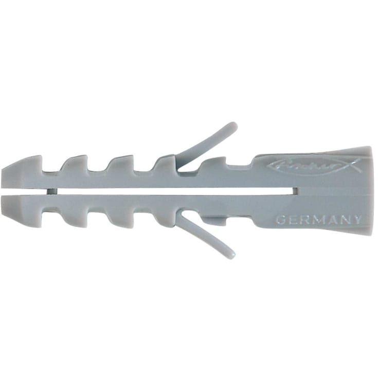 Fischer S 8 dybel, Ø8 mm, passer til skruer Ø4,5-6 mm, 80 stk
