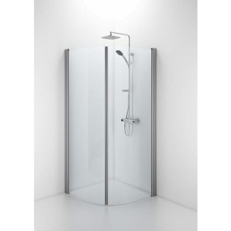 Contura Shower Space dusjdør, 72,3 cm, klart glass, aluminium profil