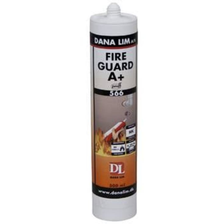 Dana Lim 566 Fire Guard A+ brandfugemasse 300 ml, hvid