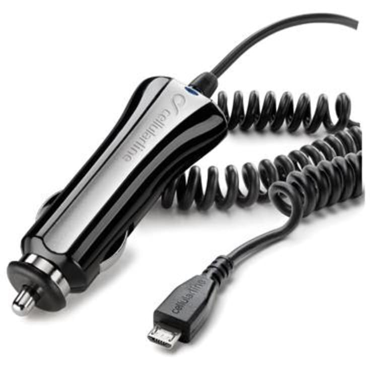 Cellularline oplader til bil (12/24V) med Micro USB